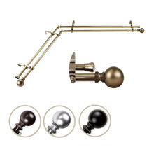 Load image into Gallery viewer, Jordana Double Corner Curtain Rod