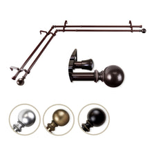 Load image into Gallery viewer, Jordana Double Corner Curtain Rod