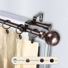 Load image into Gallery viewer, Arman 13/16" Double Curtain Rod