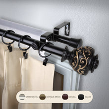 Load image into Gallery viewer, Eleanor 13/16" Double Curtain Rod