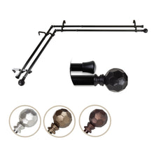 Load image into Gallery viewer, Christiano Double Corner Curtain Rod