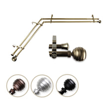 Load image into Gallery viewer, Poise Double Corner Curtain Rod