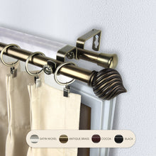 Load image into Gallery viewer, Bisque 13/16" Double Curtain Rod