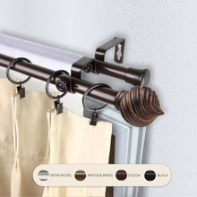 Load image into Gallery viewer, Bisque 13/16" Double Curtain Rod