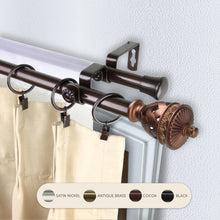Load image into Gallery viewer, Arielle 13/16" Double Curtain Rod