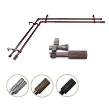 Load image into Gallery viewer, Cedar Double Corner Curtain Rod