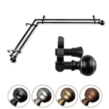 Load image into Gallery viewer, Jaylin Double Corner Curtain Rod