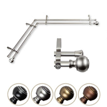 Load image into Gallery viewer, Jaylin Double Corner Curtain Rod