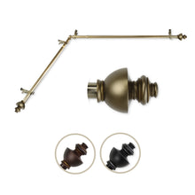Load image into Gallery viewer, Dynasty Single Corner Curtain Rod