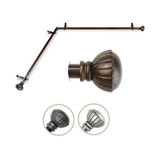 Load image into Gallery viewer, Magnolia Single Corner Curtain Rod