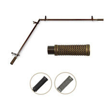 Load image into Gallery viewer, Threaded Single Corner Curtain Rod
