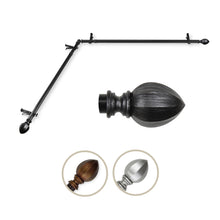 Load image into Gallery viewer, Garnet Single Corner Curtain Rod