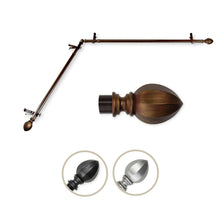 Load image into Gallery viewer, Garnet Single Corner Curtain Rod