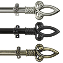Load image into Gallery viewer, Spire 13/16" Single Curtain Rod