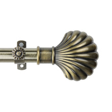 Load image into Gallery viewer, Scallop 13/16" Single Curtain Rod