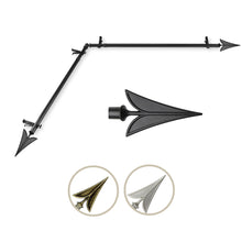 Load image into Gallery viewer, Alpha Single Corner Curtain Rod