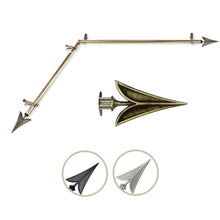 Load image into Gallery viewer, Alpha Single Corner Curtain Rod