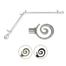 Load image into Gallery viewer, Spiral Single Corner Curtain Rod