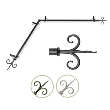 Load image into Gallery viewer, Fleur Single Corner Curtain Rod