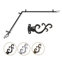 Load image into Gallery viewer, Swan Single Corner Curtain Rod