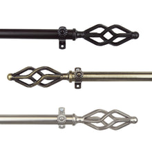 Load image into Gallery viewer, Marquise 13/16" Single Curtain Rod
