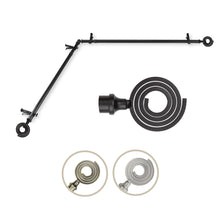 Load image into Gallery viewer, Coil Single Corner Curtain Rod