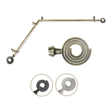 Load image into Gallery viewer, Coil Single Corner Curtain Rod