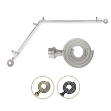 Load image into Gallery viewer, Coil Single Corner Curtain Rod