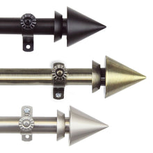 Load image into Gallery viewer, Cone 13/16" Single Curtain Rod