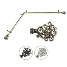 Load image into Gallery viewer, Tidal Single Corner Curtain Rod