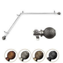 Load image into Gallery viewer, Ozana Single Corner Curtain Rod