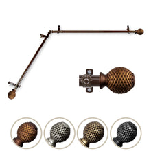 Load image into Gallery viewer, Ozana Single Corner Curtain Rod
