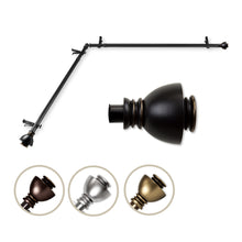 Load image into Gallery viewer, Alma Single Corner Curtain Rod