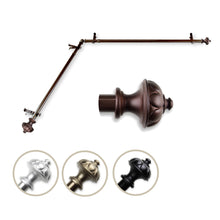 Load image into Gallery viewer, Sierra Single Corner Curtain Rod