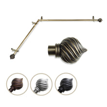 Load image into Gallery viewer, Bisque Single Corner Curtain Rod