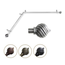 Load image into Gallery viewer, Bisque Single Corner Curtain Rod