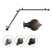 Load image into Gallery viewer, Bisque Single Corner Curtain Rod