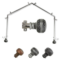 Load image into Gallery viewer, Ornament 13/16" 4-Sided Bay Curtain Rod