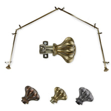 Load image into Gallery viewer, Flair 13/16" 4-Sided Bay Curtain Rod