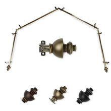 Load image into Gallery viewer, Dynasty 13/16" 4-Sided Bay Curtain Rod