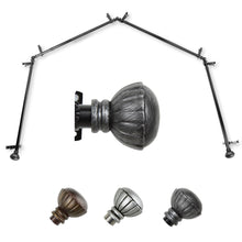 Load image into Gallery viewer, Magnolia 13/16" 4-Sided Bay Curtain Rod