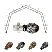Load image into Gallery viewer, Forest 13/16" 4-Sided Double Bay Curtain Rod