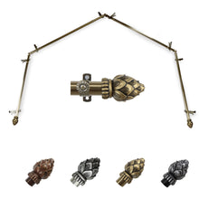 Load image into Gallery viewer, Bud 13/16" 4-Sided Bay Curtain Rod