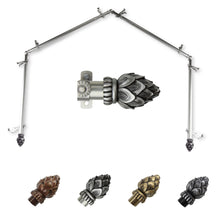 Load image into Gallery viewer, Bud 13/16" 4-Sided Bay Curtain Rod