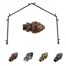 Load image into Gallery viewer, Bud 13/16" 4-Sided Bay Curtain Rod
