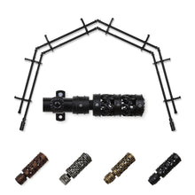 Load image into Gallery viewer, Whirl 13/16" 4-Sided Double Bay Curtain Rod