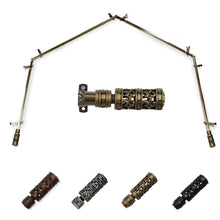 Load image into Gallery viewer, Whirl 13/16" 4-Sided Bay Curtain Rod
