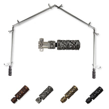 Load image into Gallery viewer, Whirl 13/16" 4-Sided Bay Curtain Rod