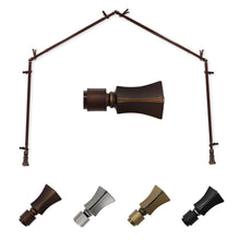 Load image into Gallery viewer, Fort 13/16" 4-Sided Bay Curtain Rod