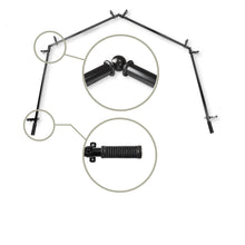 Load image into Gallery viewer, Threaded 13/16" 4-Sided Bay Curtain Rod